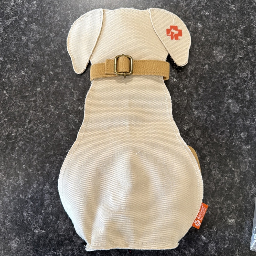 ADORABLE! Dog Canvas Tan Shoulder Bag Pet Lovers